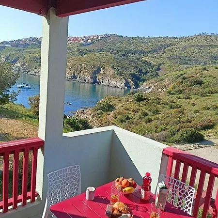 T2 Les Aloes Superbe Vue Mer-acces Crique & Sentier Du Littoral 50 M 3 Etoiles Appartement Cerbère
