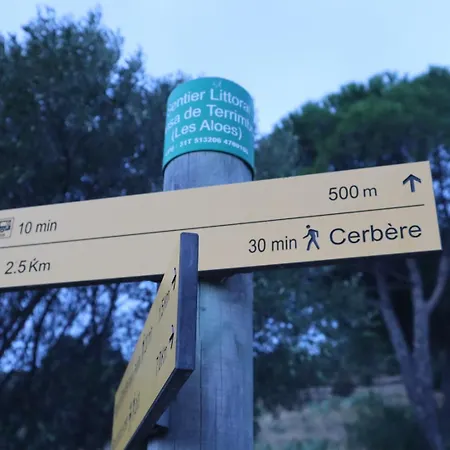 Appartement T2 Les Aloes Superbe Vue Mer-acces Crique & Sentier Du Littoral 50 M 3 Etoiles Cerbère
